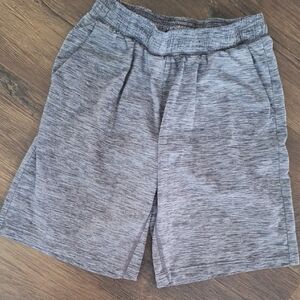 All in Motion Boy's Heather Gray Athletic Shorts with Pockets in L (10-12)